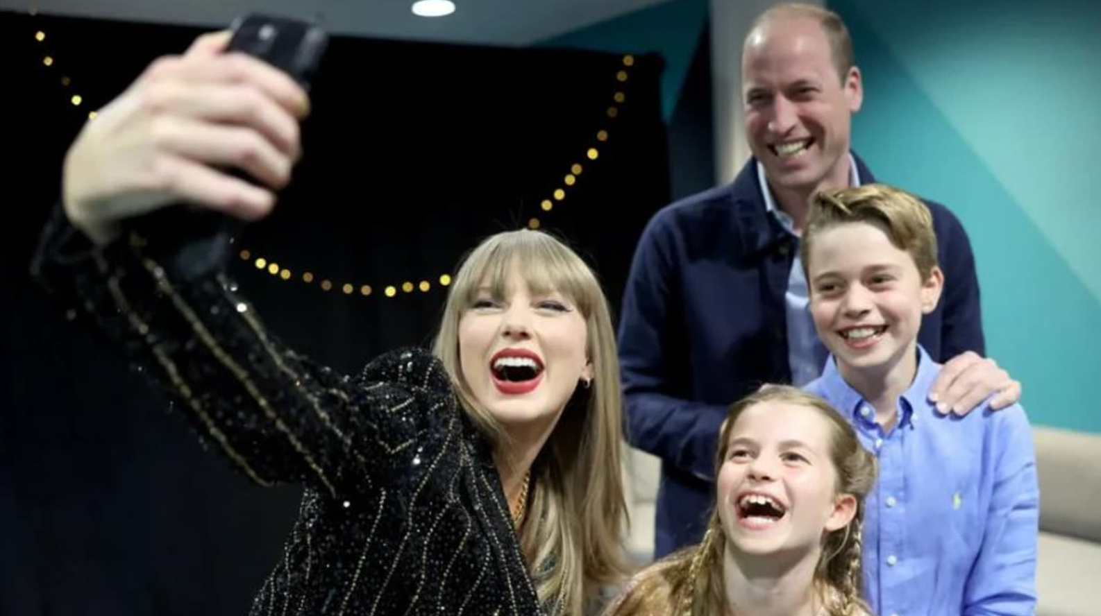 Le selfie de Taylor Swift avec le prince William et ses enfants