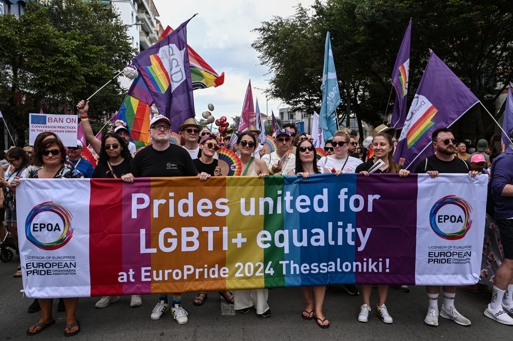 Des milliers de participants à l'Europride de Thessalonique