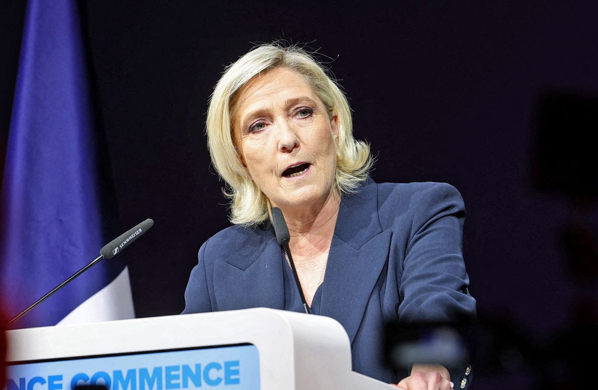 Marine Le Pen dénonce «un parti unique» pour faire barrage au RN