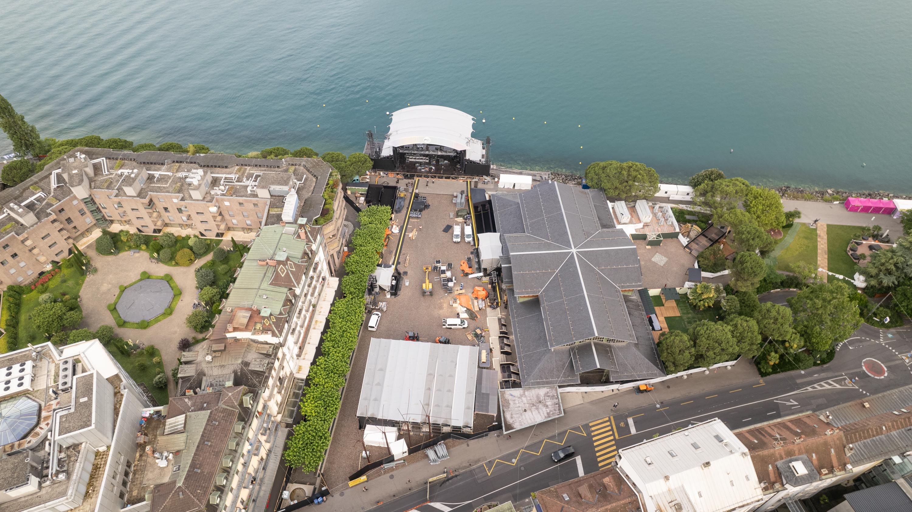 Le Montreux Jazz inaugure sa nouvelle scène sous un beau soleil