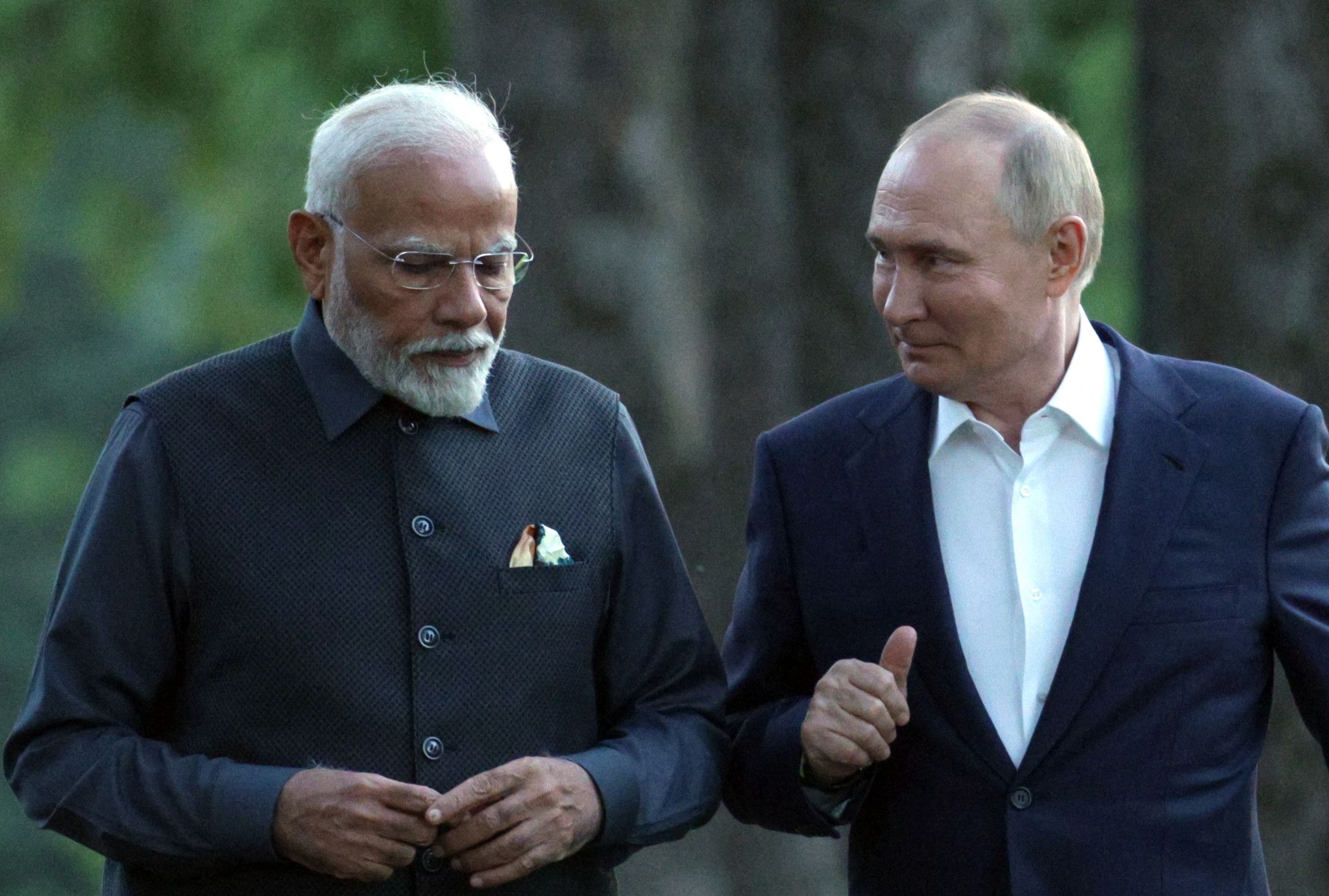 Narendra Modi en visite à Moscou