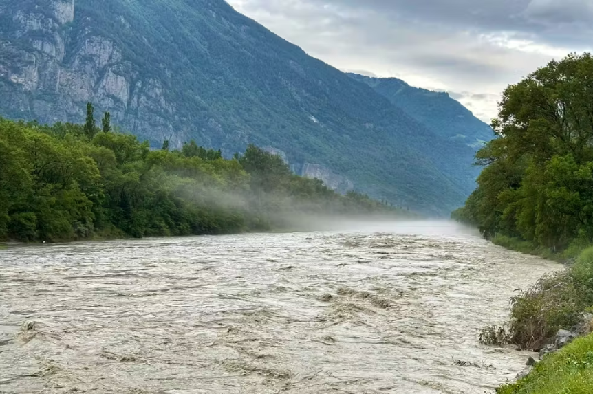 Le Valais lève l'état de situation particulière autour du Rhône