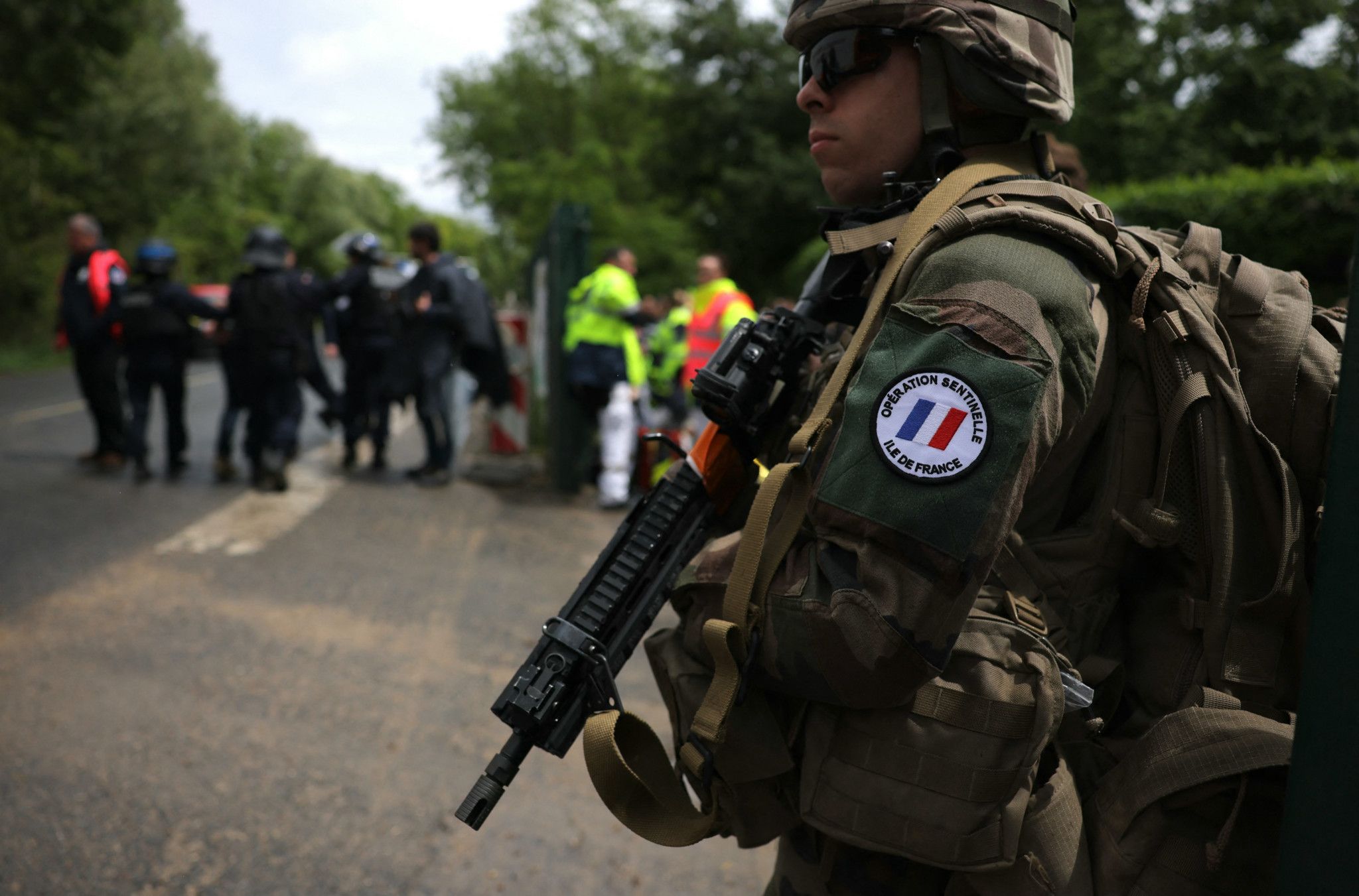 Un militaire blessé au couteau