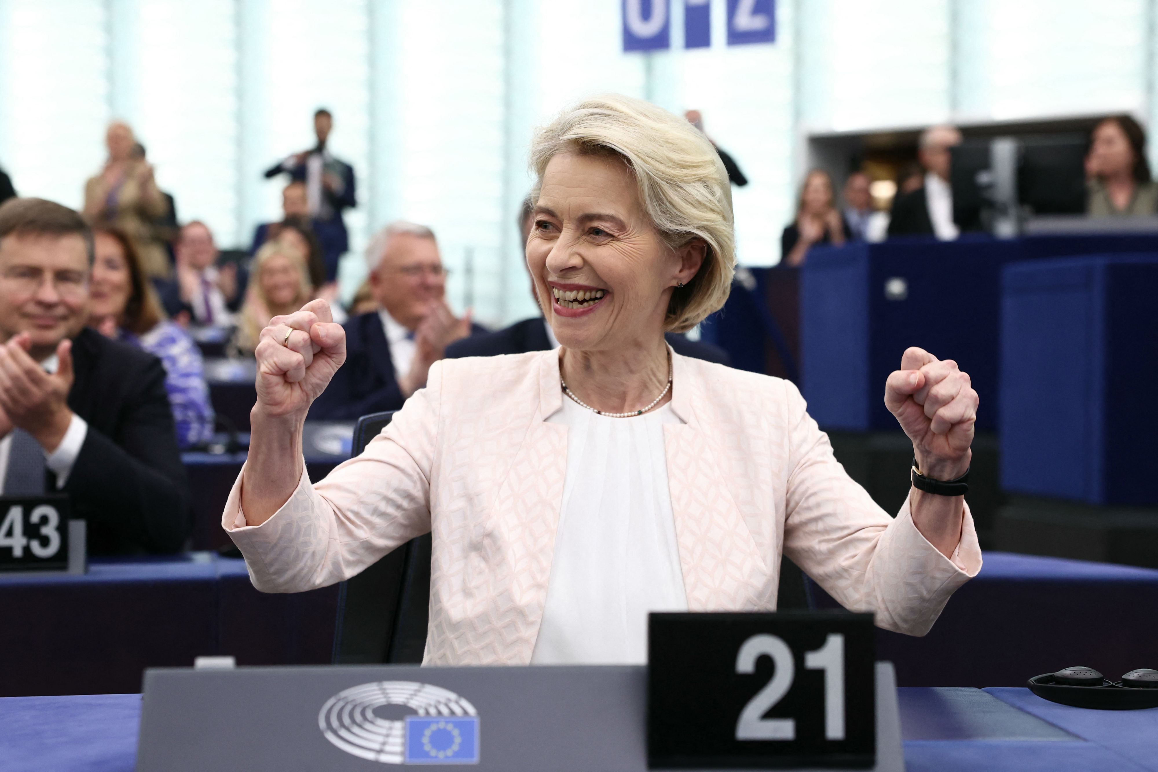 Ursula von der Leyen réélue à la tête de la Commission européenne