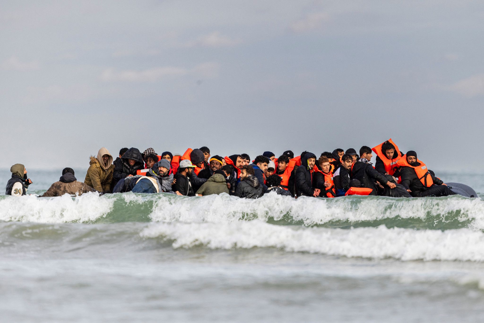 Série de naufrages de canots de migrants dans la Manche