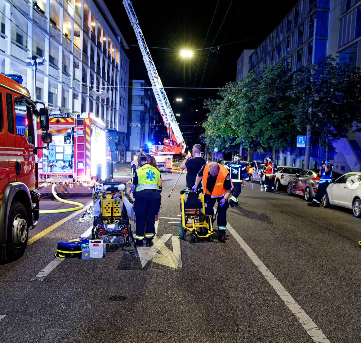 Une personne blessée dans un incendie à Lausanne