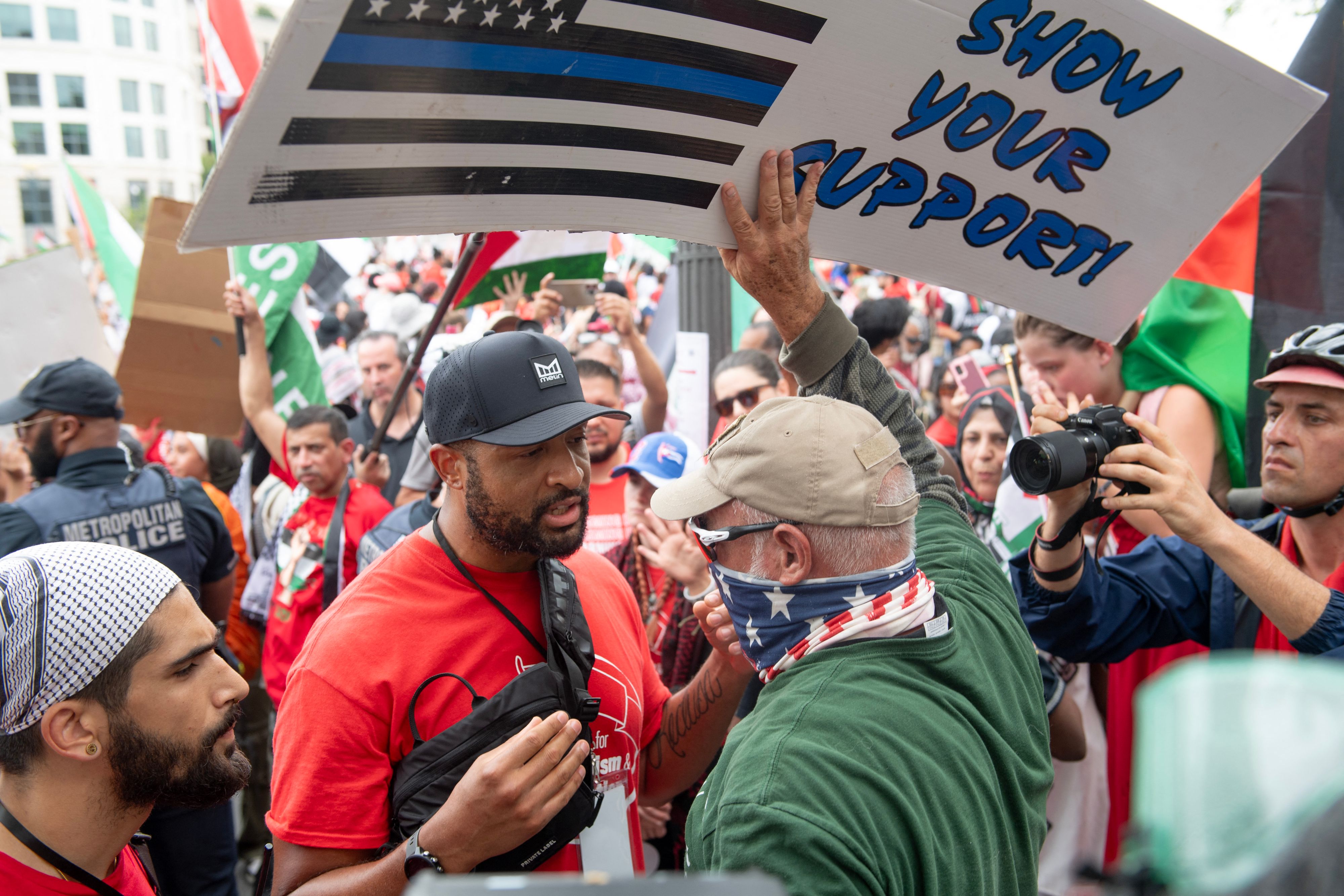 Des milliers de manifestants anti-Netanyahu à Washington