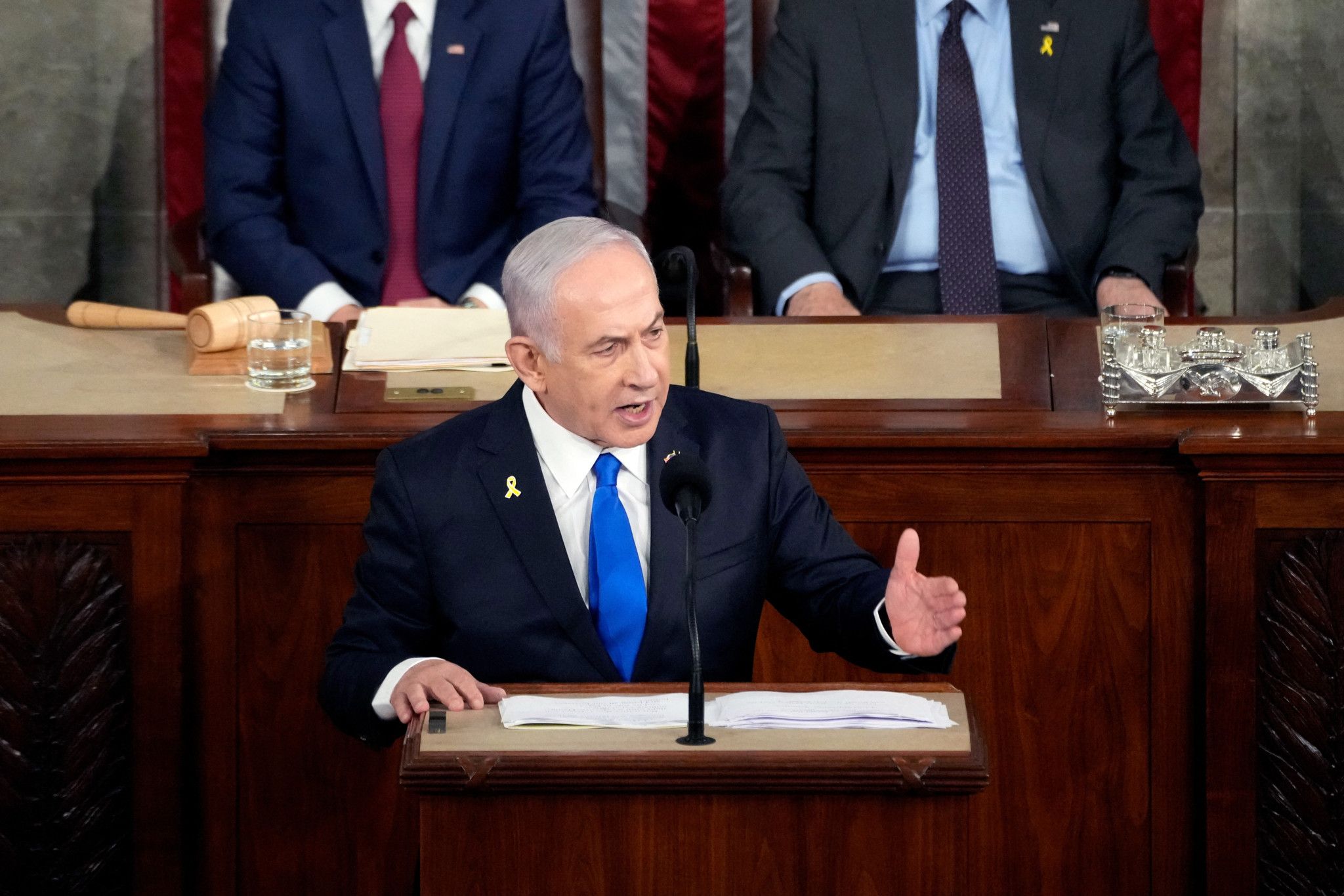 Netanyahu défend la guerre à Gaza face à un Congrès américain divisé