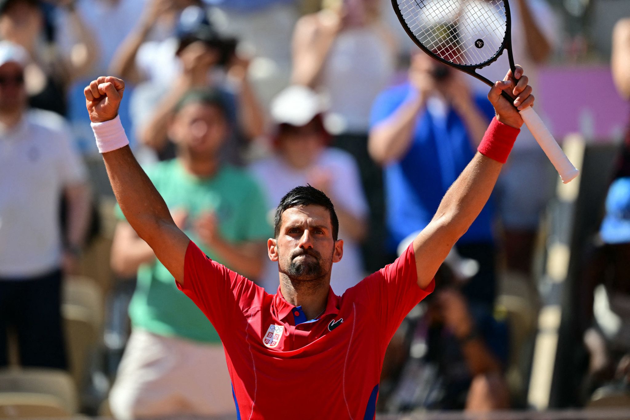 Novak Djokovic remporte le choc des légendes face à Rafael Nadal