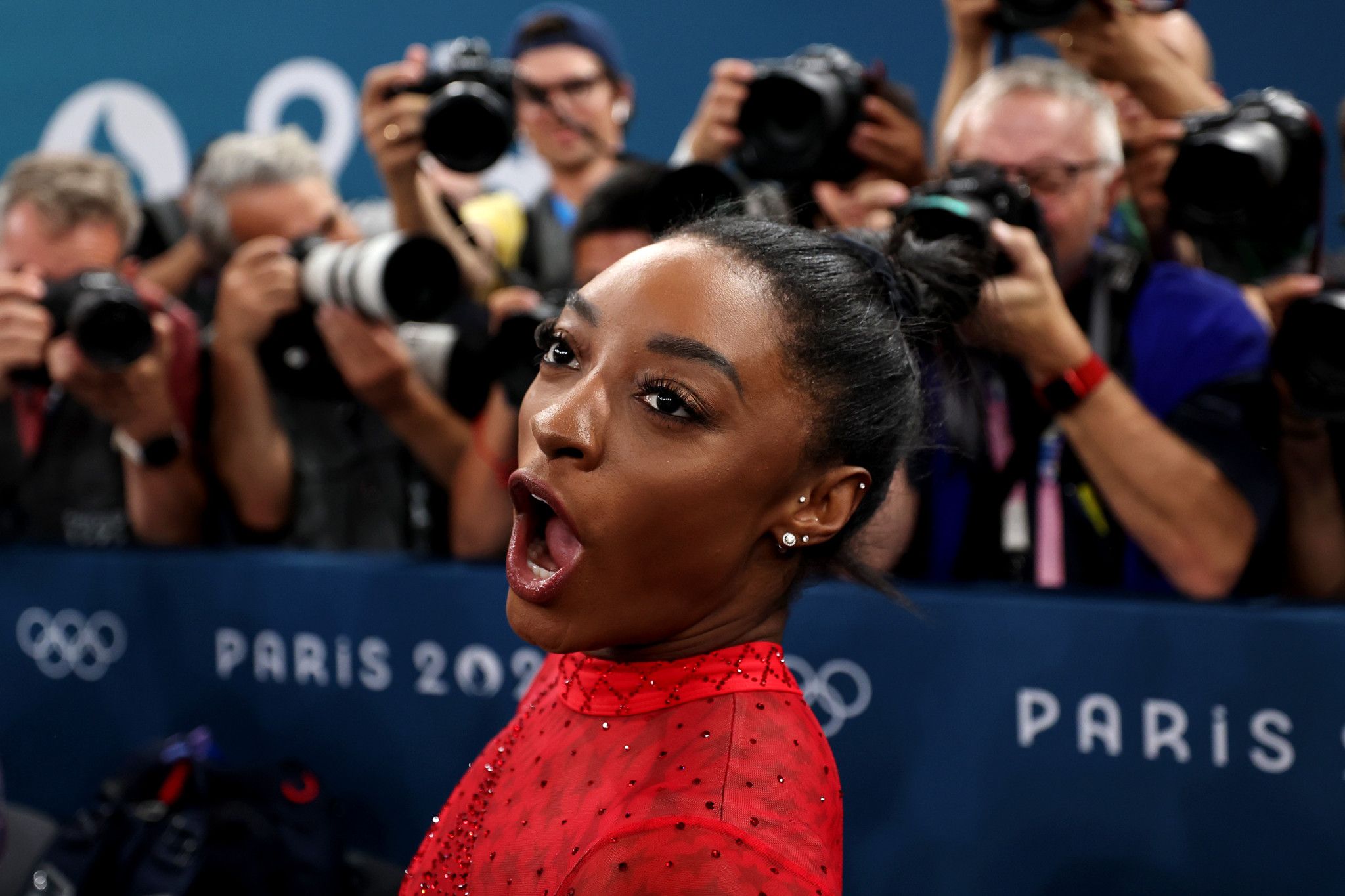 La reine Simone Biles couronnée une troisième fois