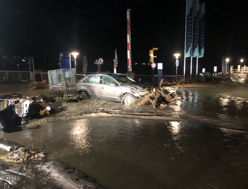 De violents orages ont dévasté Brienz