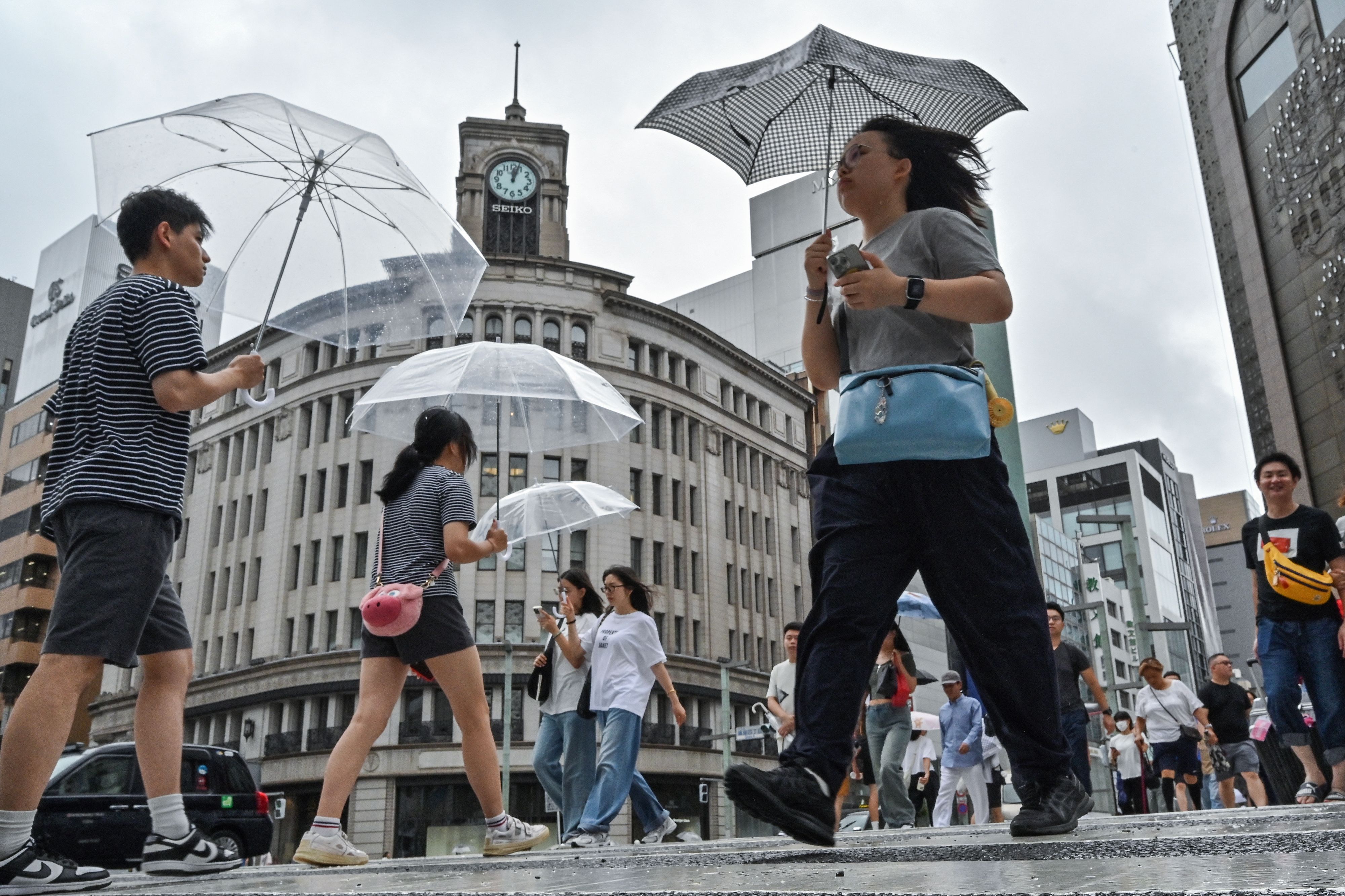 Un typhon puissant touche la région de Tokyo