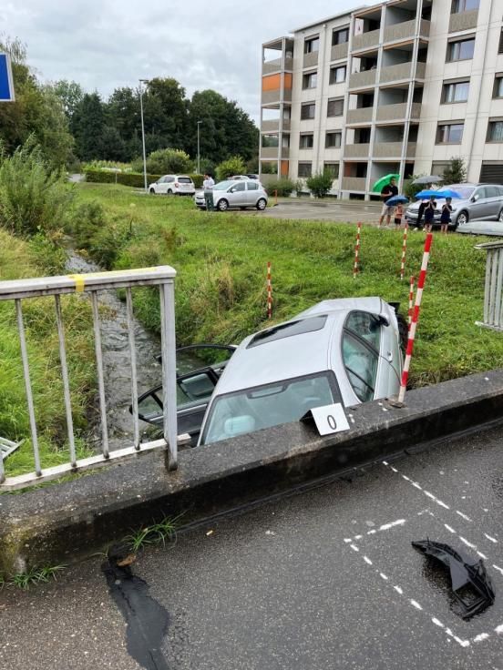 Leur tentative de fuite finit dans le fossé