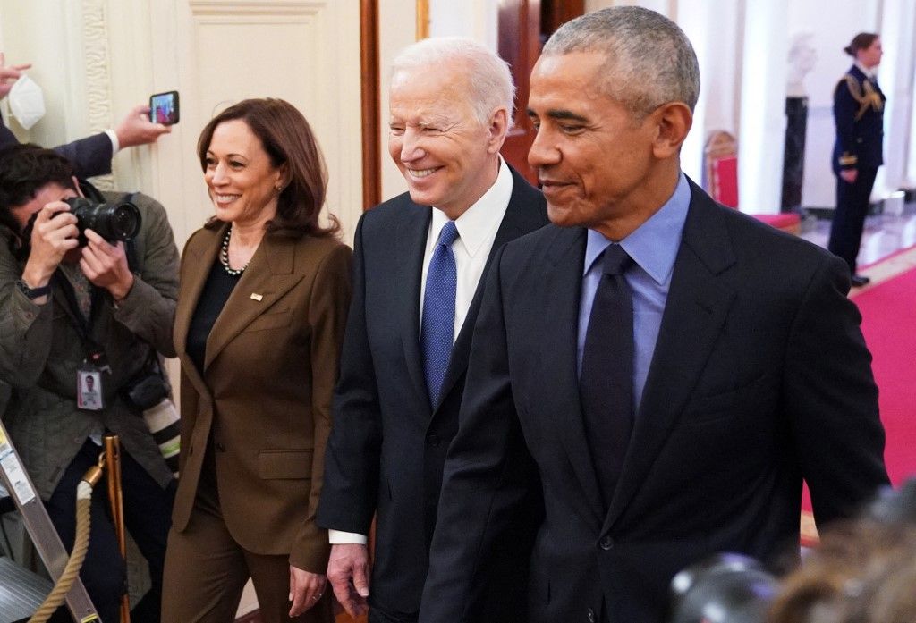 Emmenés par les Obama, les démocrates s'apprêtent à sacrer Kamala Harris