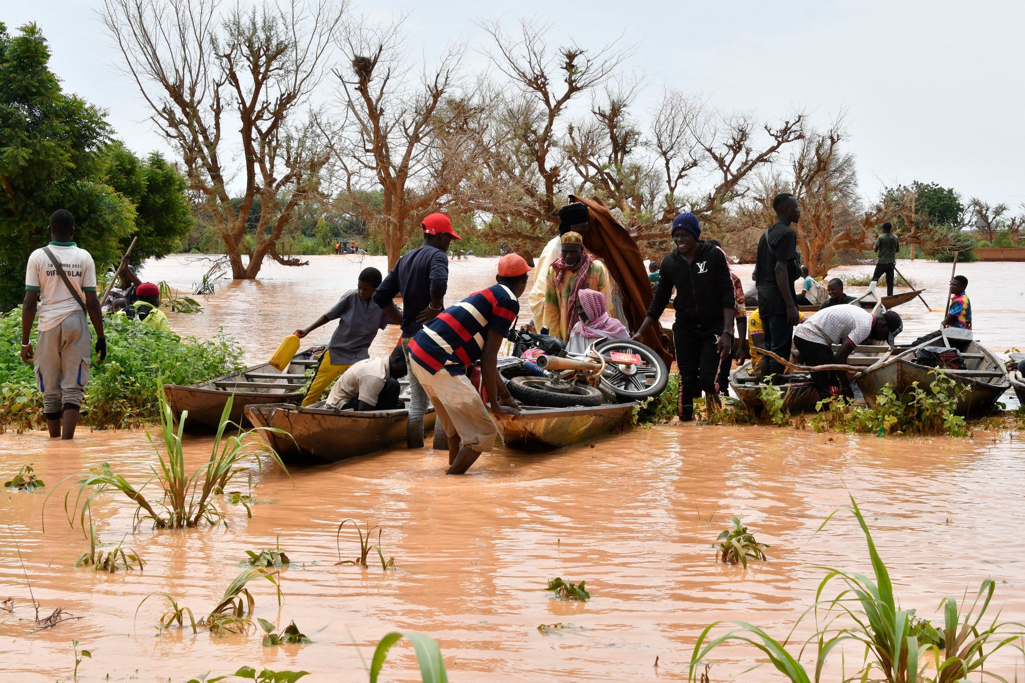 Niamey, la capitale du Niger, est encerclée par les eaux