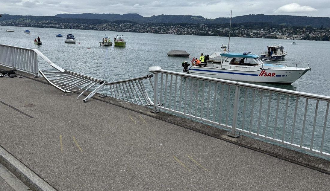 Une voiture plonge dans le lac, le conducteur dans un état critique