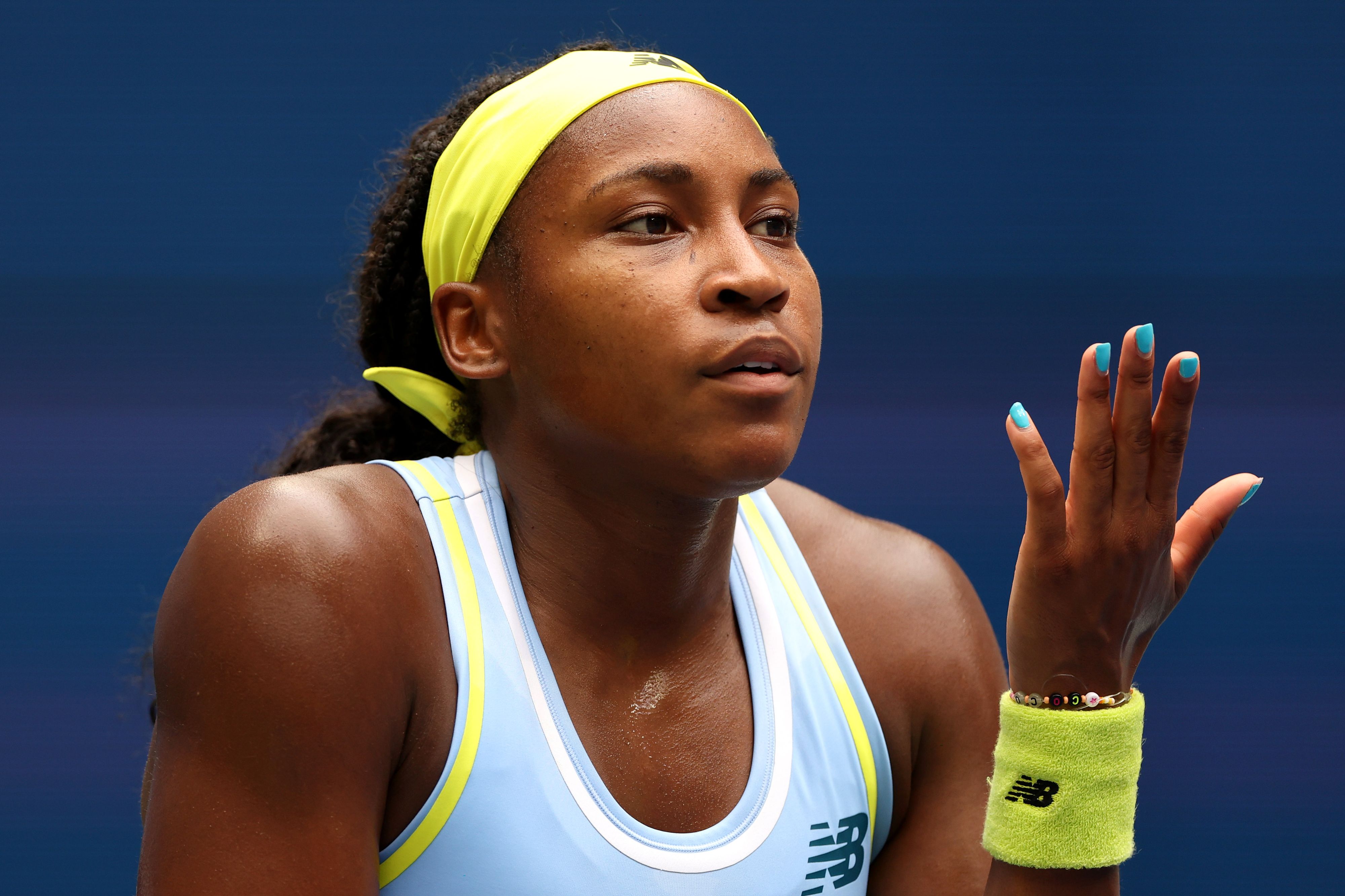 Coco Gauff sombre, l'US Open perd sa reine