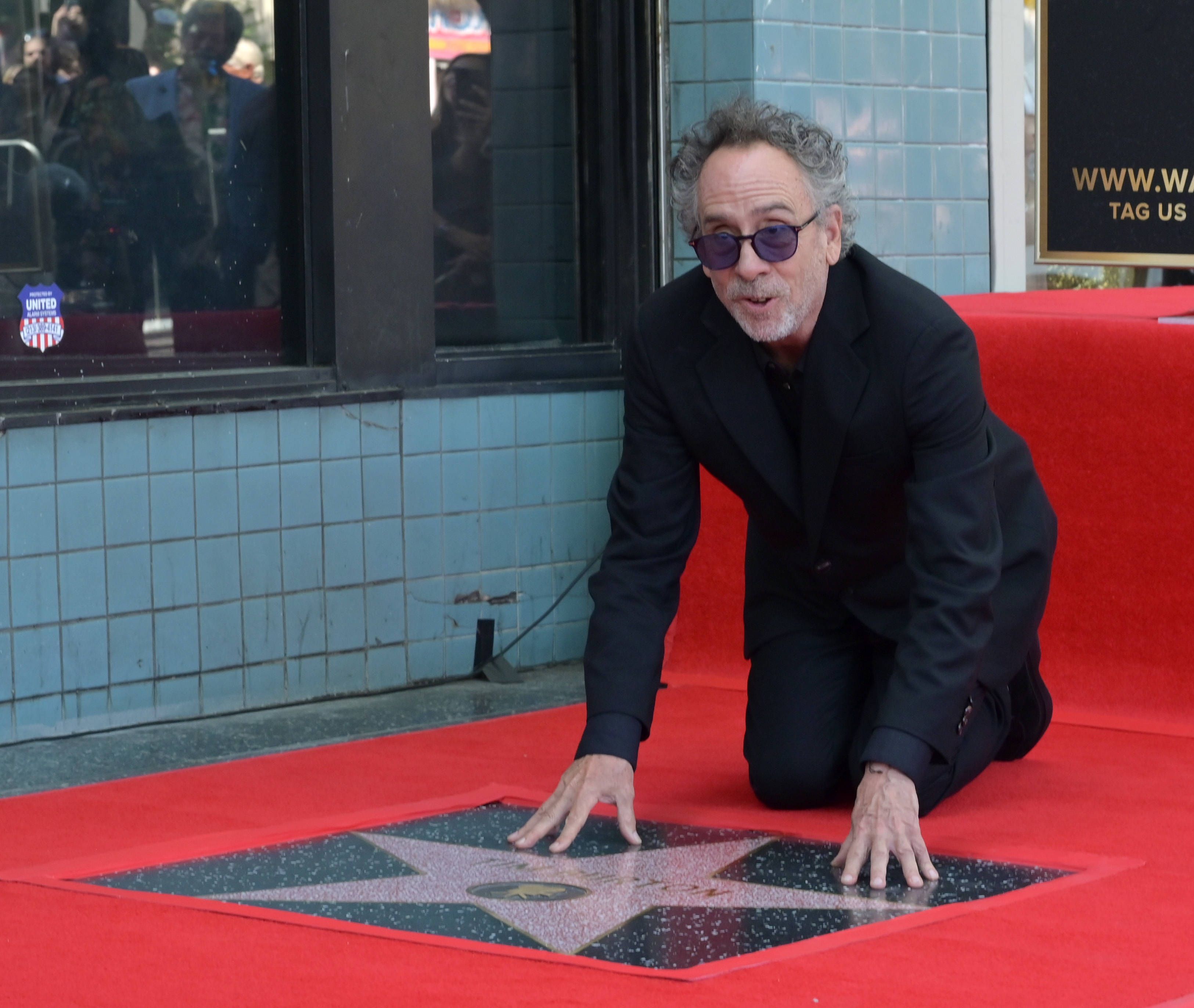 Tim Burton a son étoile sur le Walk of Fame