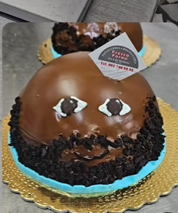 Un gâteau à l'effigie de Romelu Lukaku créé à Naples