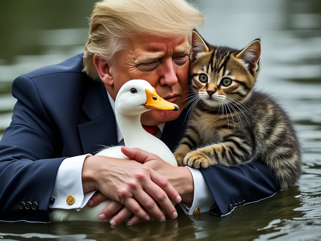 Les migrants mangent canards et chats, colporte le clan Trump