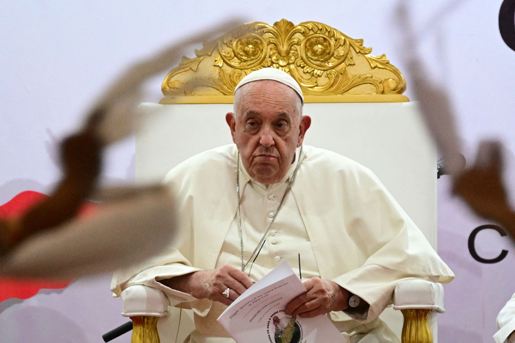 Le pape quitte le Timor oriental en direction de Singapour