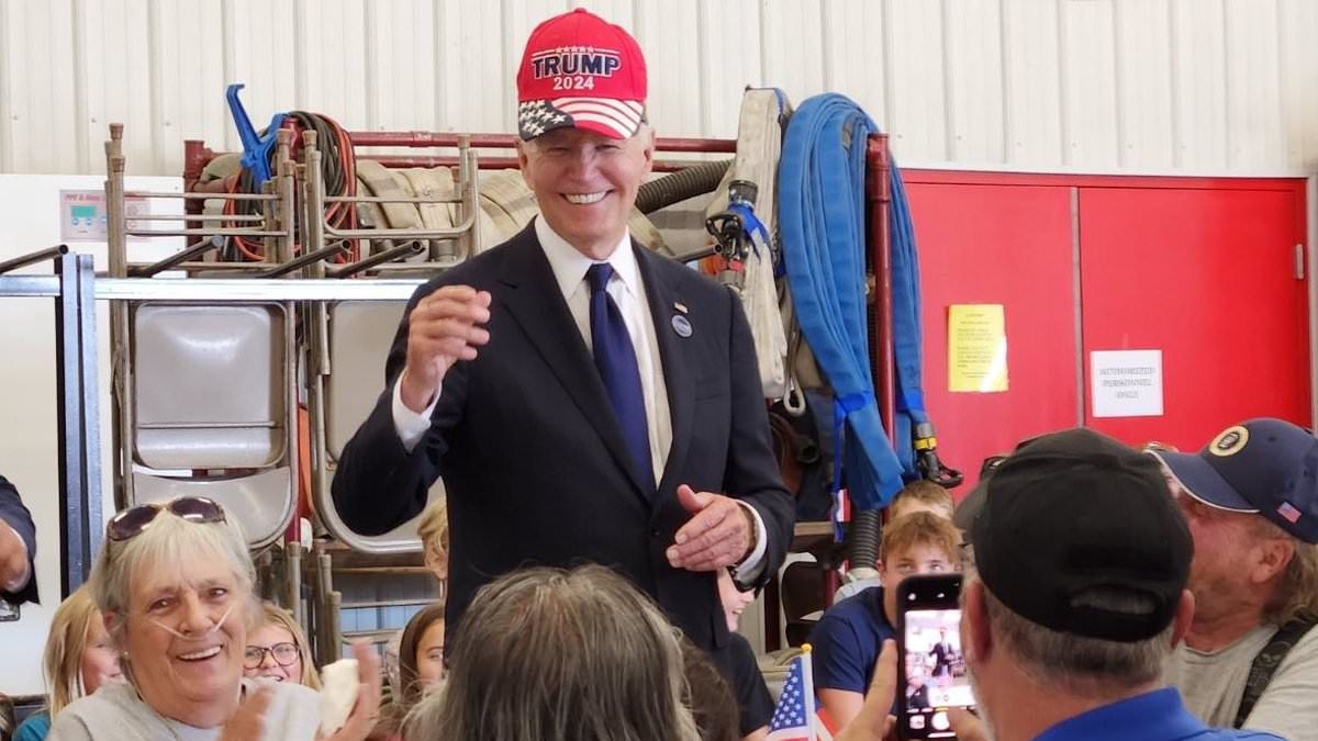 Joe Biden se coiffe d'une casquette... pro Trump