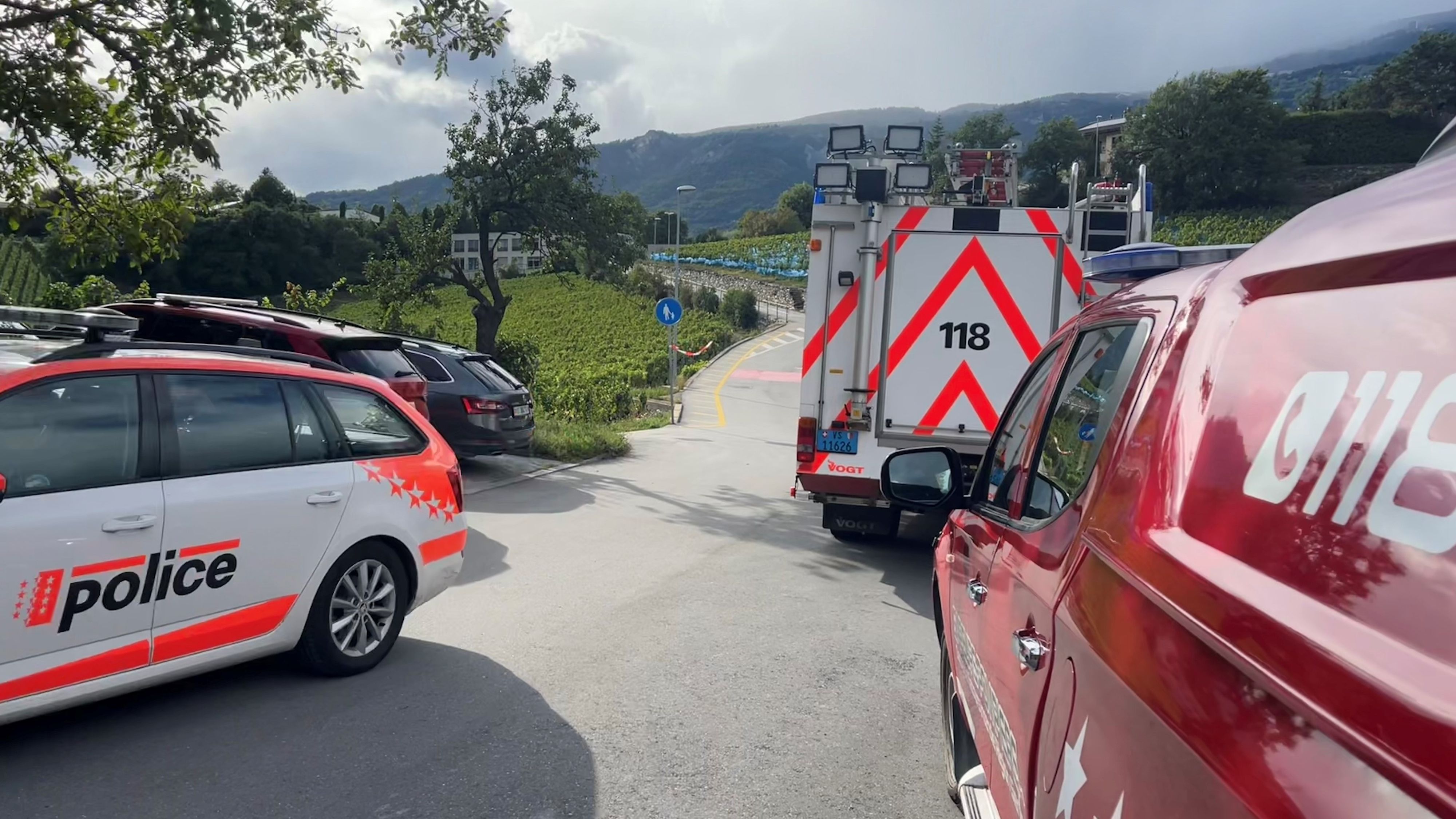 Sierre: c'était à nouveau une fausse alerte, l'auteur recherché