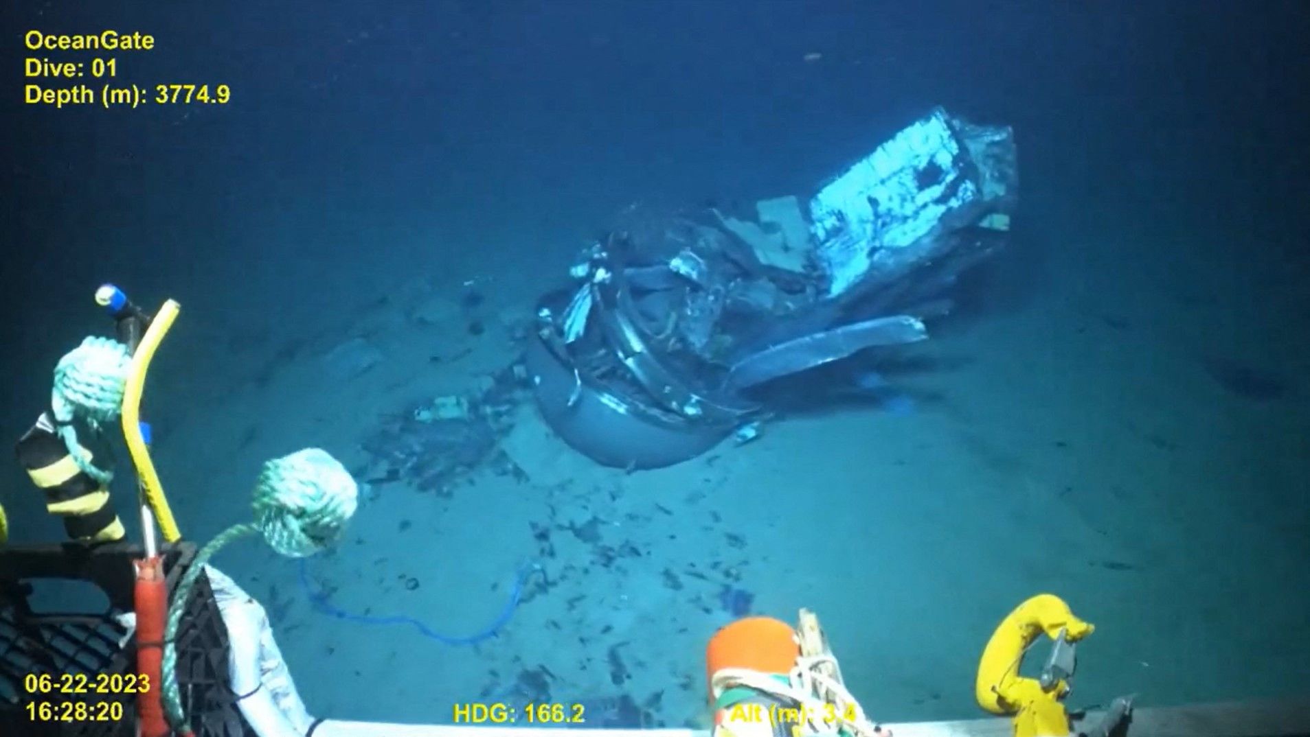 Un incident sur le submersible avant l'exploration fatale