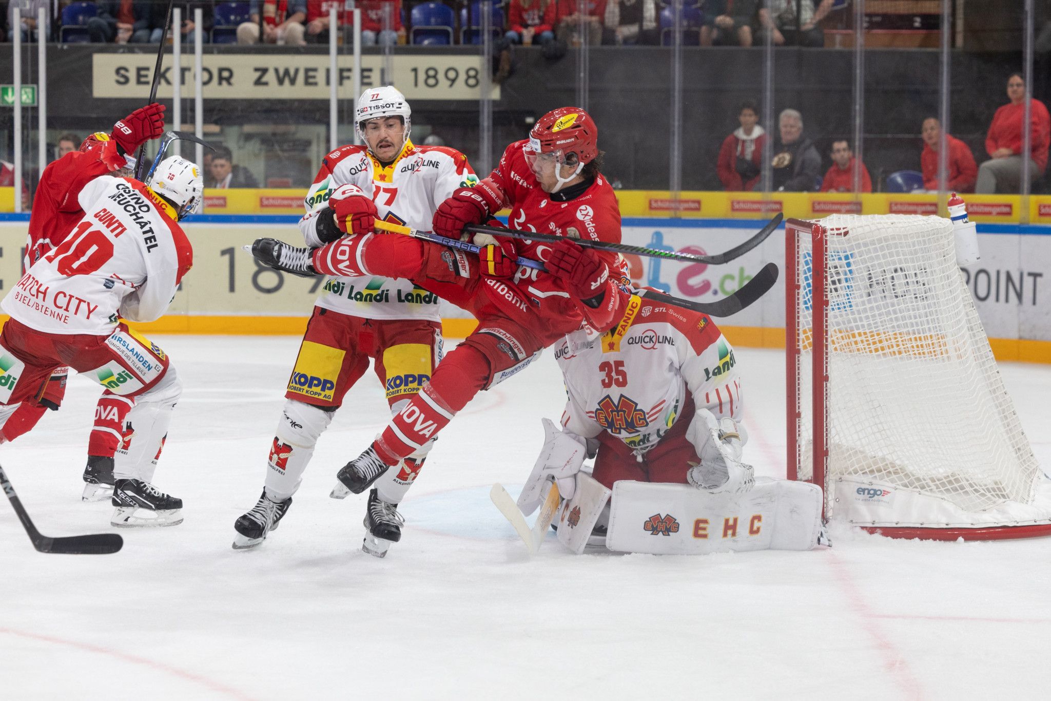 Le HC Bienne a traîné comme un boulet sa mauvaise entame