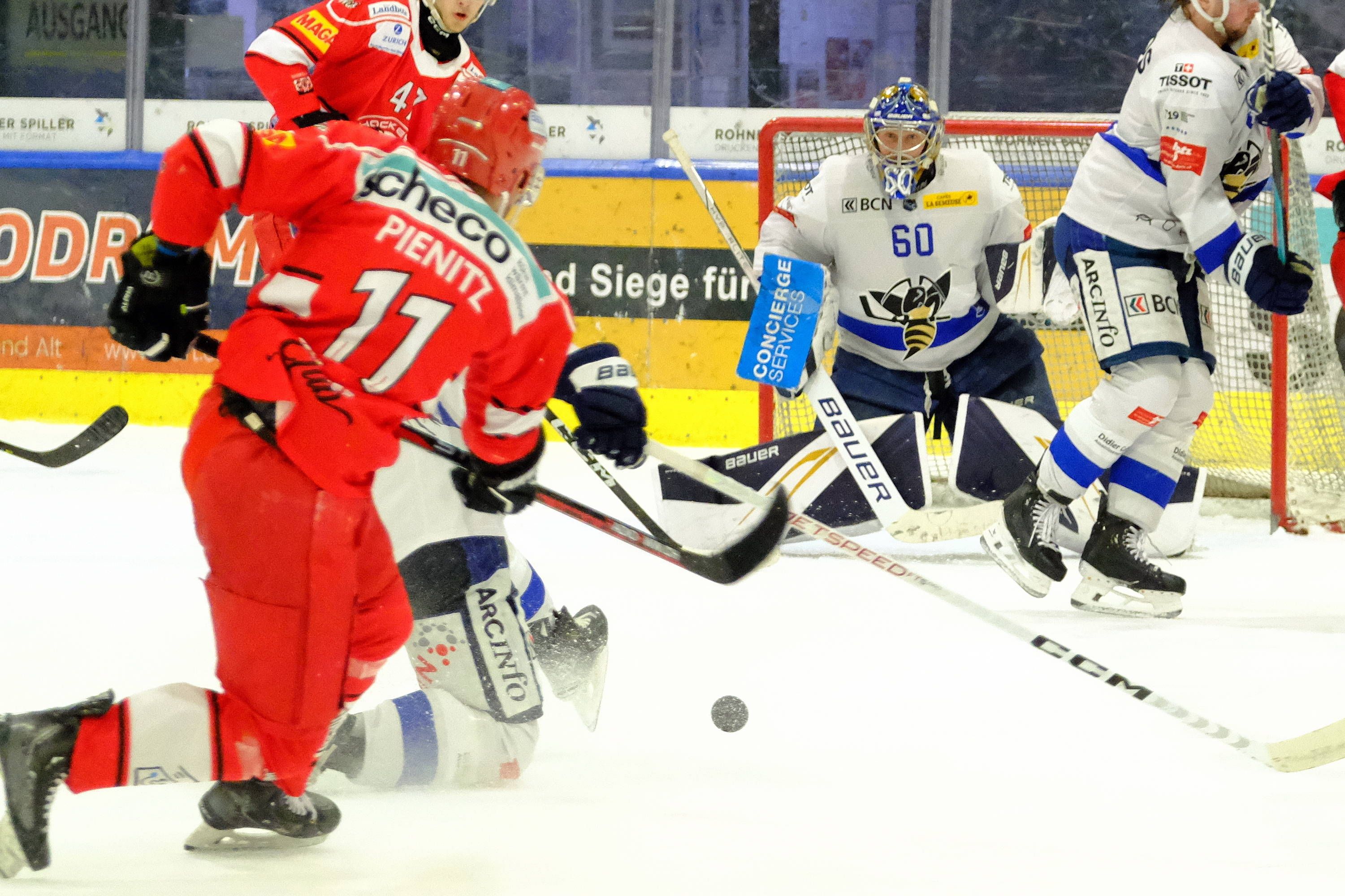 Première défaite du HCC, Sierre battu après 20 tirs aux buts