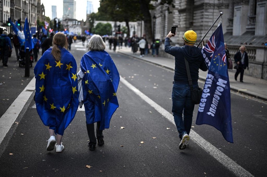 Manif pro-UE à Londres: «Je veux récupérer ma liberté de mouvement»