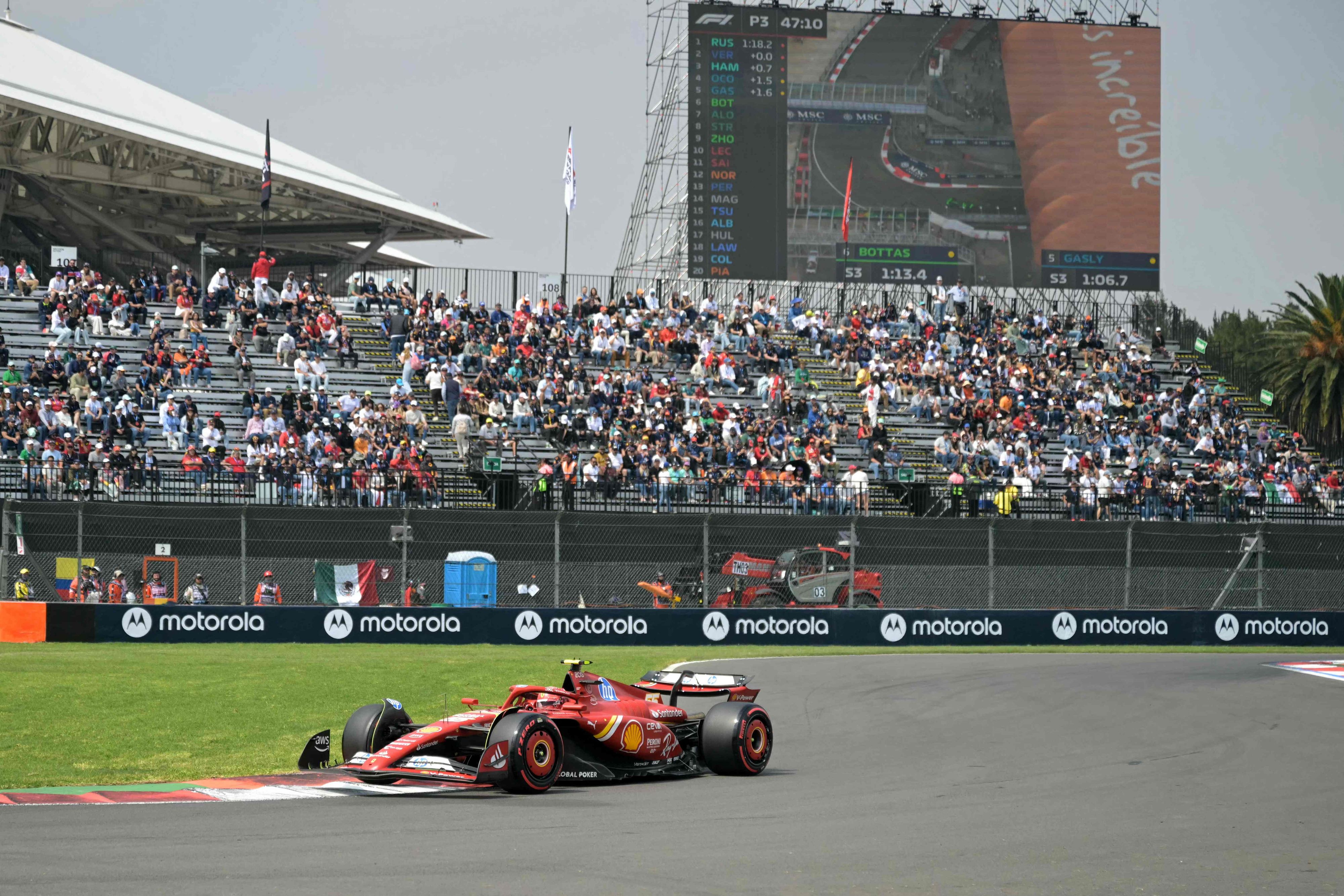 La pole position pour Sainz au Mexique