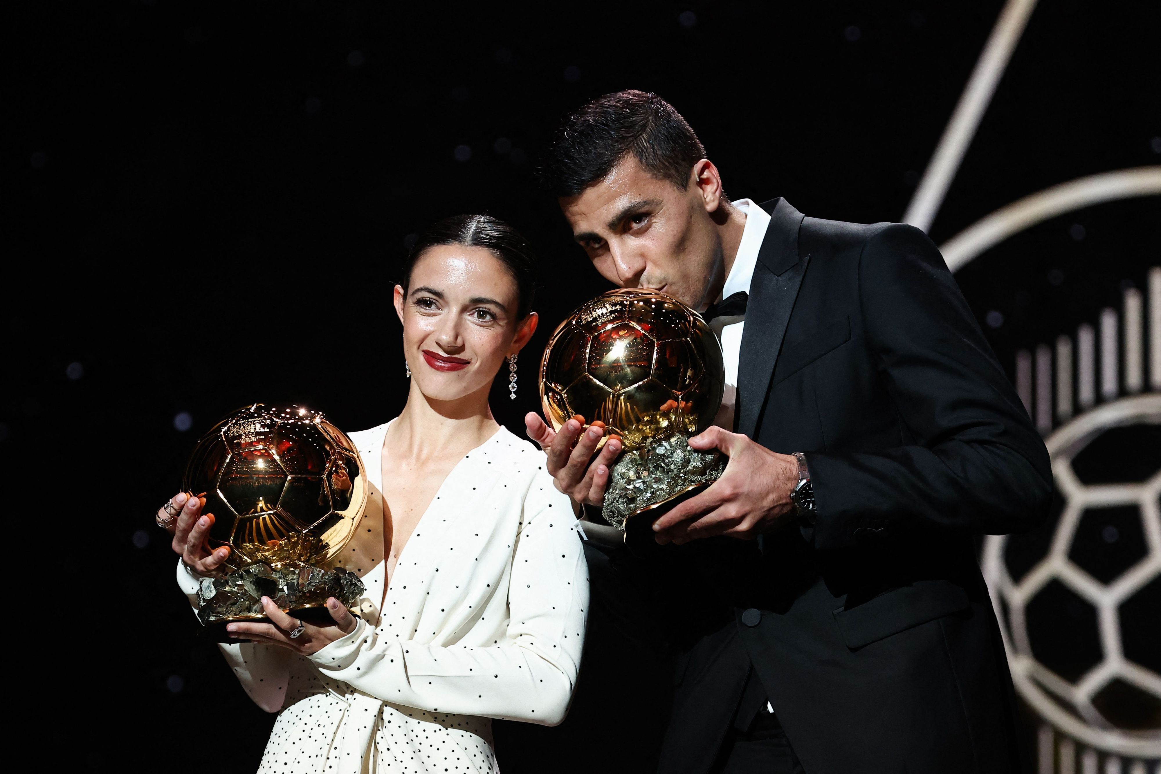 Rodri et Aitana Bonmati remportent le Ballon d'or